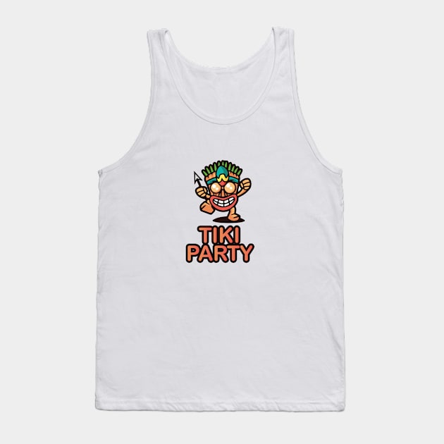 TIKI PARTY Tank Top by maken